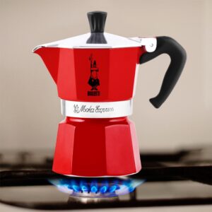 Bialetti Moka Express Mokos gaminimo indas Raudona - Image 2