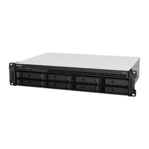 Synology RackStation RS1221+ NAS ir duomenų saugojimo serveris Stovas (2U) Ryzen Embedded V1500B 4 GB DDR4 0 TB DiskStation Manager Juoda - Image 2
