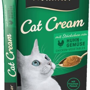 MIAMOR Cat Cream Chicken with vegetables - skanėstas katėms - 5x15g