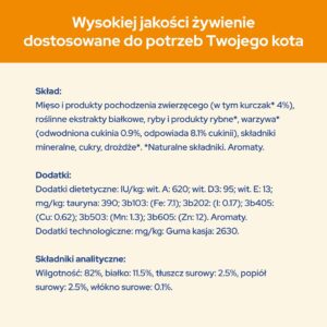 PURINA Cat Chow Chicken, Zucchini - drėgnas kačių maistas - 10x85 g - Image 2