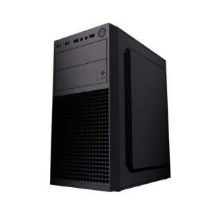 Gembird Mini-tower kompiuterio dėklas Fornax K300, Micro-ATX, 2x USB 3.0 + 2x USB 2.0, juodas - Image 3