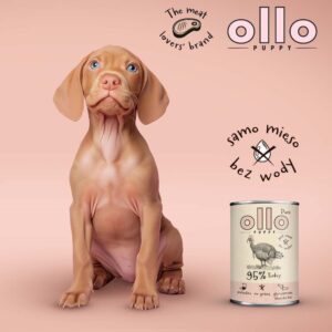 OLLO Puppy Pure Kalakutiena - šlapias maistas šunims - 400 g - Image 2