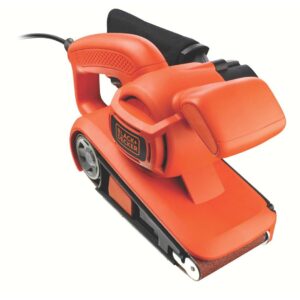 Black & Decker KA86-QS Nešiojamasis šlifuoklis Juostinis šlifuoklis Oranžinė