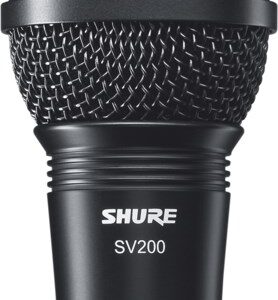 Shure SV200 mikrofonas Juoda Karaokės mikrofonas - Image 1