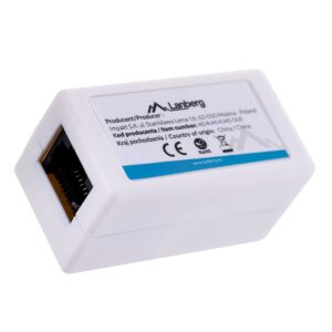 Lanberg AD-RJ45-RJ45-OU5 kabelių lizdinio / kištukinio jungčių tipo keitiklis RJ-45 Balta