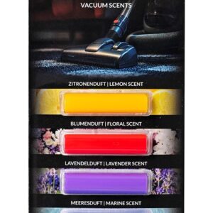 Kvapiojo užpildo pakuotė dulkių siurbliui, 5 kvapų rinkinys, Frischer, 5 vnt.