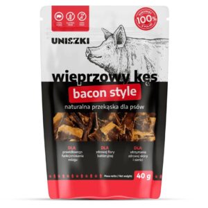 UNISZKI Kiaulienos kąsnelis – skanėstas šunims – 40 g