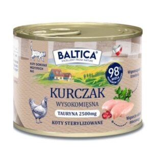 BALTICA Smaki regionów Chicken - šlapias kačių maistas - 185g