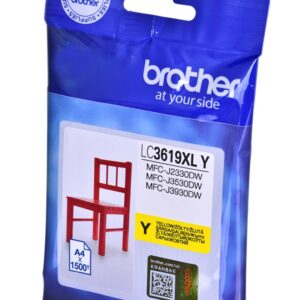 Brother LC-3619XLY originali geltonos spalvos rašalo kasetė 1 vnt. - Image 2