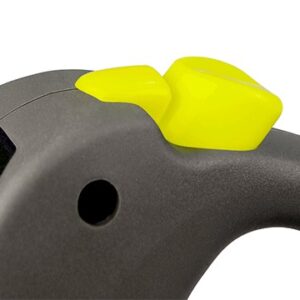 Flexi NEON GIANT M 8 m Juoda, Geltona Šuo Susitraukiantis pavadėlis - Image 3