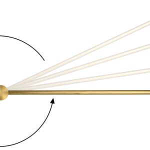 Activejet AJE-HILTON WW sieninis apšvietimas Auksas Tinka naudojimui viduje 9 W - Image 3
