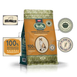 FOLK Masurian-style rabbit and roe deer stew with beets and cranberries - sausas kačių maistas - 1,6kg - Image 2