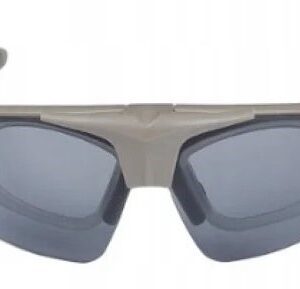 Wosport Tan šaudymo akiniai - 3 keičiami skydeliai, dirželis