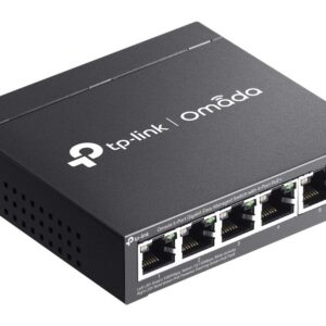 TP-Link Omada ES205G Valdomas Gigabit Ethernet (10/100/1000) Maitinimas per Eternetą (PoE) Juoda