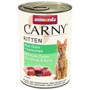 ANIMONDA Carny Kitten Beef, chicken, rabbit - drėgno kačių ėdalo - 400 g
