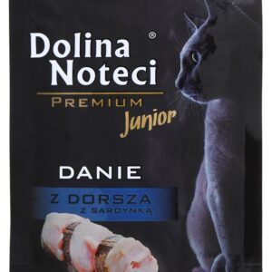 Dolina Noteci Premium Menkės ir sardinių patiekalas - drėgnas maistas kačiukams - 85g - Image 2