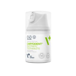 VETEXPERT Caryodent Enzymatic Toothpaste - fermentinė dantų pasta šunims ir katėms - 50 ml