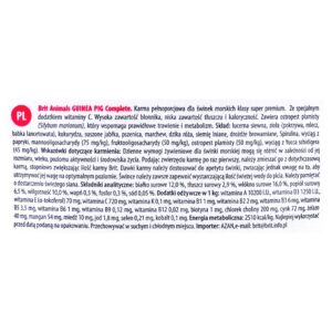 BRIT Animals Guinea Pig Complete - sausas maistas jūrų kiaulytėms - 1,5 kg - Image 3