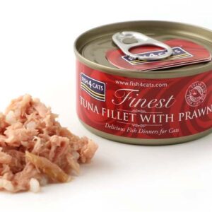 FISH4CATS Tuna fillet with prawn - šlapias kačių maistas - 70g - Image 2