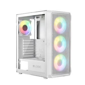 Logic PORTOS ARGB MINIDI USB 3.0 korpusas Baltas - Image 2