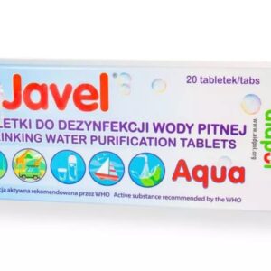 Javel Aqua vandens dezinfekavimo tabletės, 20 vnt.