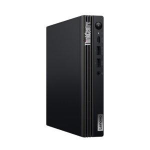 Lenovo ThinkCentre M70q Gen 5 Intel® Core™ i3 i3-14100T 8 GB DDR5-SDRAM 256 GB SSD Windows 11 Pro Mini PC Mini kompiuteris Juoda