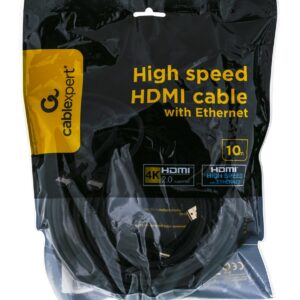 Gembird 10m HDMI M/M HDMI kabelis HDMI A tipo (standartinis) Juoda - Image 3