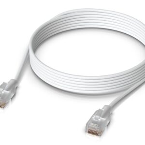 Ubiquiti UACC-Cable-Patch-EL-3M-W tinklo kabelis Permatomas, Balta Cat6 - Image 2