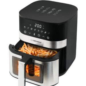 Esperanza EKA003 Keptuvė be riebalų 5L, 1400W Inox - Image 2