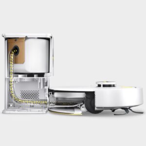 KARCHER RVC 3 Comfort baltas grindų valymo robotas su bazine stotele - Image 3