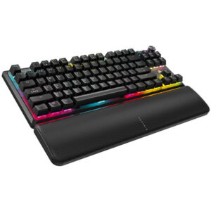 Corsair K70 CORE TKL WIRELESS RGB Gaming Keyboard, mechanical, ISO (DE), MLX RED Switch - black