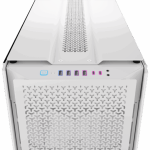 Corsair iCUE 9000D RGB Airflow PC Case, Full Tower - White - Image 2