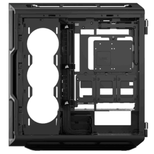 Corsair 5000T PC Case, Mid Tower, ATX, Tempered Glass - Black - Image 2
