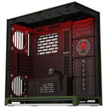 HAVN HS420 DOOM The Dark Ages Edition PC Case, Mid-Tower, E-ATX, Tempered Glass - green