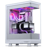 Phanteks Evolv X2 Matrix PC Case, Mid-Tower, E-ATX, Tempered Glass, Matrix LED - White