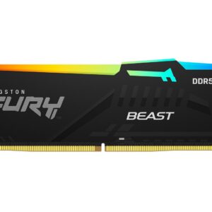 Kingston Technology FURY Beast RGB atminties modulis 16 GB 2 x 8 GB DDR5 6000 MT/s 288-pin DIMM - Image 3