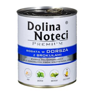 DOLINA NOTECI Premium Daug menkės ir brokolių - drėgnas maistas šunims - 800 g