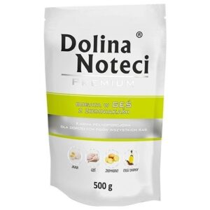 DOLINA NOTECI Premium Rich in goose with potatoes - Šlapias maistas šunims - 500 g