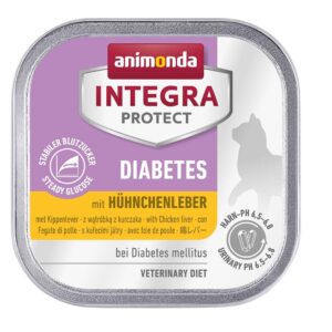 ANIMONDA Integra Protect Diabetes Poultry liver - šlapias kačių maistas - 100g