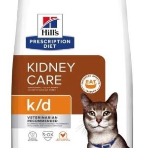 HILL'S PRESCRIPTION DIET Feline k/d Kidney Care Sausas kačių maistas Viščiukas 3 kg