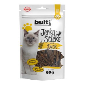 BULTI Jerky sticks rich in duck - skanėstas katėms - 60g