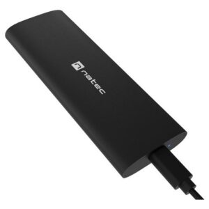 NATEC NKZ-2286 saugojimo diskų korpusas SSD korpusas Juoda M.2 - Image 2