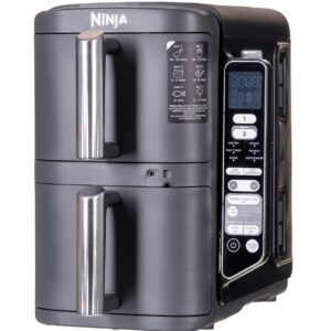Ninja SL451EU gruzdintuvė Dvigubas 9,5 L Autonominės 2470 W Karšto oro gruzdintuvė Juoda