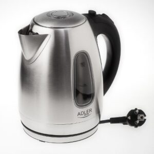 Adler AD 1223 elektrinis virdulys 1,7 L Juoda, Nerūdijančiojo plieno 2200 W - Image 3