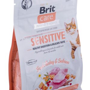 BRIT Care Grain-Free Sensitive Turkey&Salmon - sausas kačių maistas - 400 g - Image 3