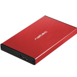 NATEC RHINO GO HDD KORPUSAS (USB 3.0, 2,5", RAUDONAS) - Image 2