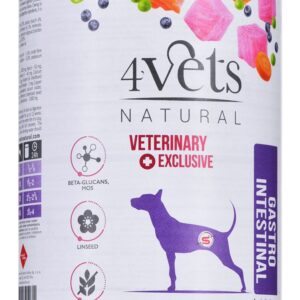 4VETS Natural Gastro Intestinal Dog - drėgnas šunų maistas - 400 g