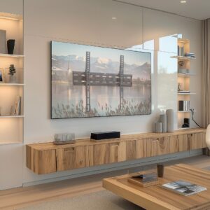 Universalus televizoriaus laikiklis 26-55" 40kg Maclean MC-862 juodas max vesa 400x400 - Image 2