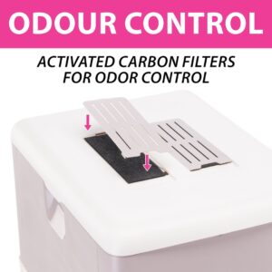 FERPLAST Sahara Lilac -  kačių tualetas - 52 x 39 x 40cm - Image 3