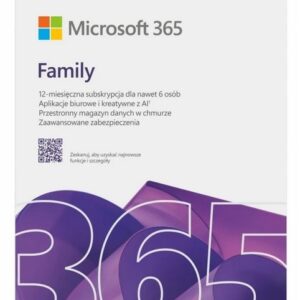 Microsoft 365 Family (6 naudotojai; 12 mėn) (EP2-32382) - Image 3
